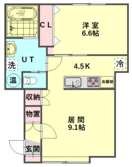 旭川市川端町1LDKアパート【アルト35】